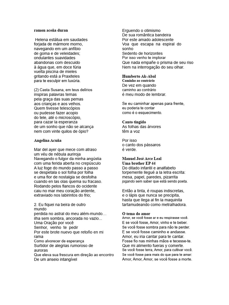 ramon aceña duran | PDF | Amor