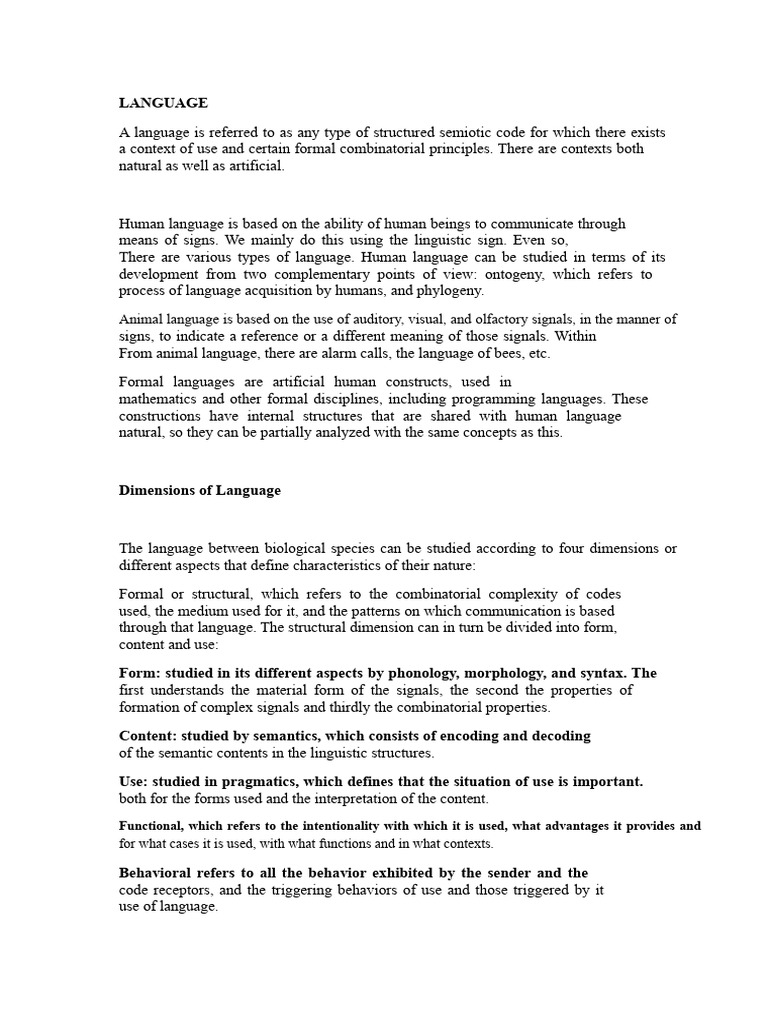 Understanding Language: Types and Functions | PDF | Word | Semantics