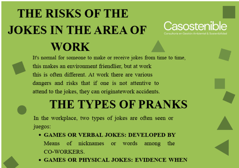 The risks of jokes in the workplace | PDF