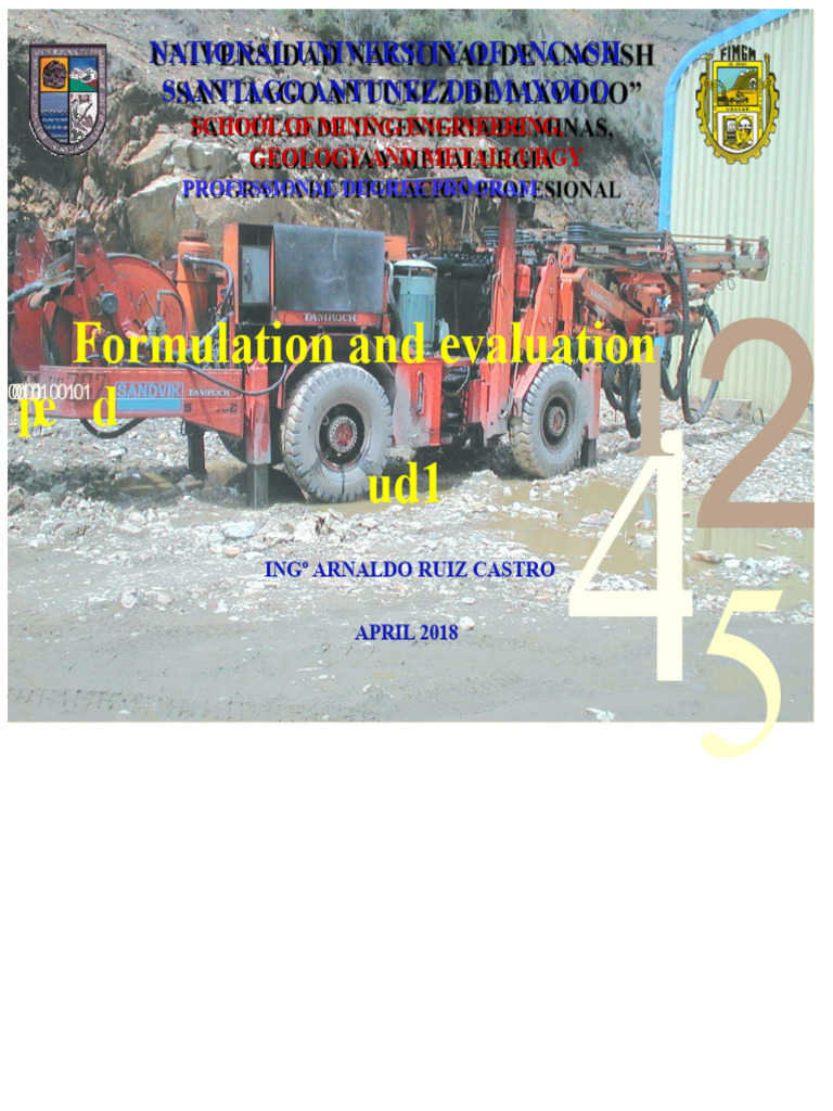 Mining Project Formulation Guide | PDF | Mining | Feasibility Study