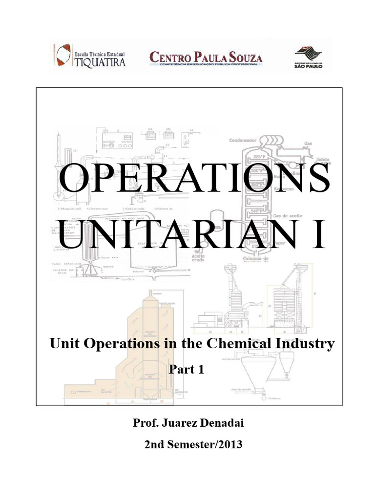 Unit Operations in Chemical Processes | PDF | Fluid Dynamics | Belt ...