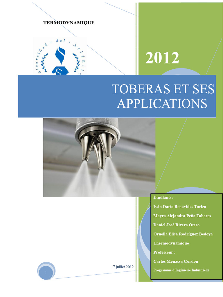 Applications et Fonctionnement des Buses | PDF | Injection (moteur ...