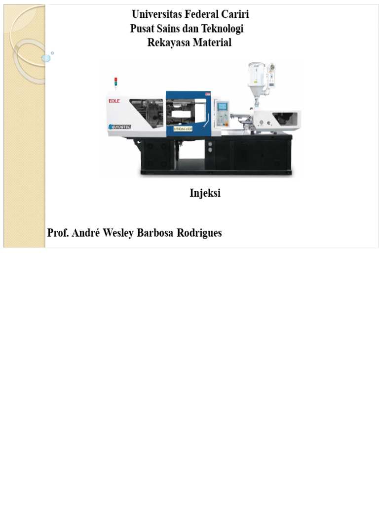 Proses Injeksi Polimer di Rekayasa Material | PDF