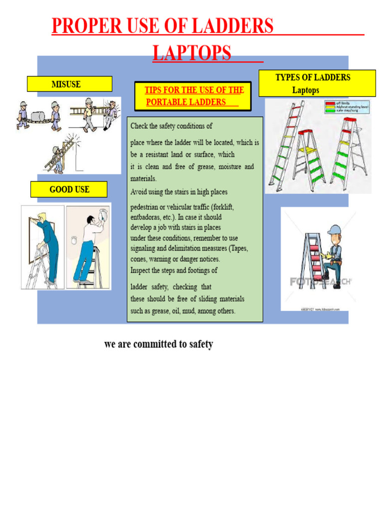 Safe Ladder Usage Guidelines | PDF