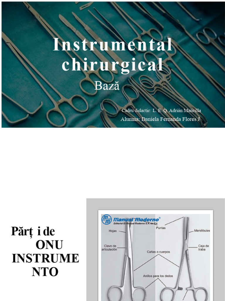 Instrumentar Chirurgical | PDF
