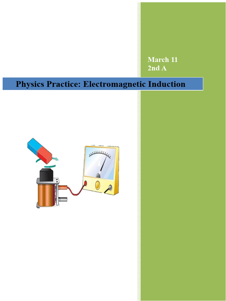 Electromagnetic Induction Experiments | PDF | Electric Motor ...