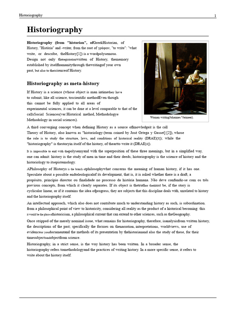 Understanding Historiography Concepts | PDF | Historiography | Historian