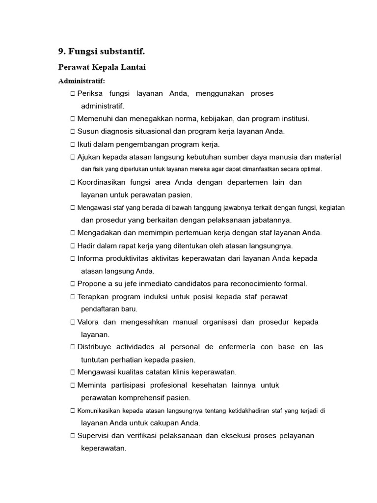 FUNGSI SUBSTANSIAL.docx | PDF