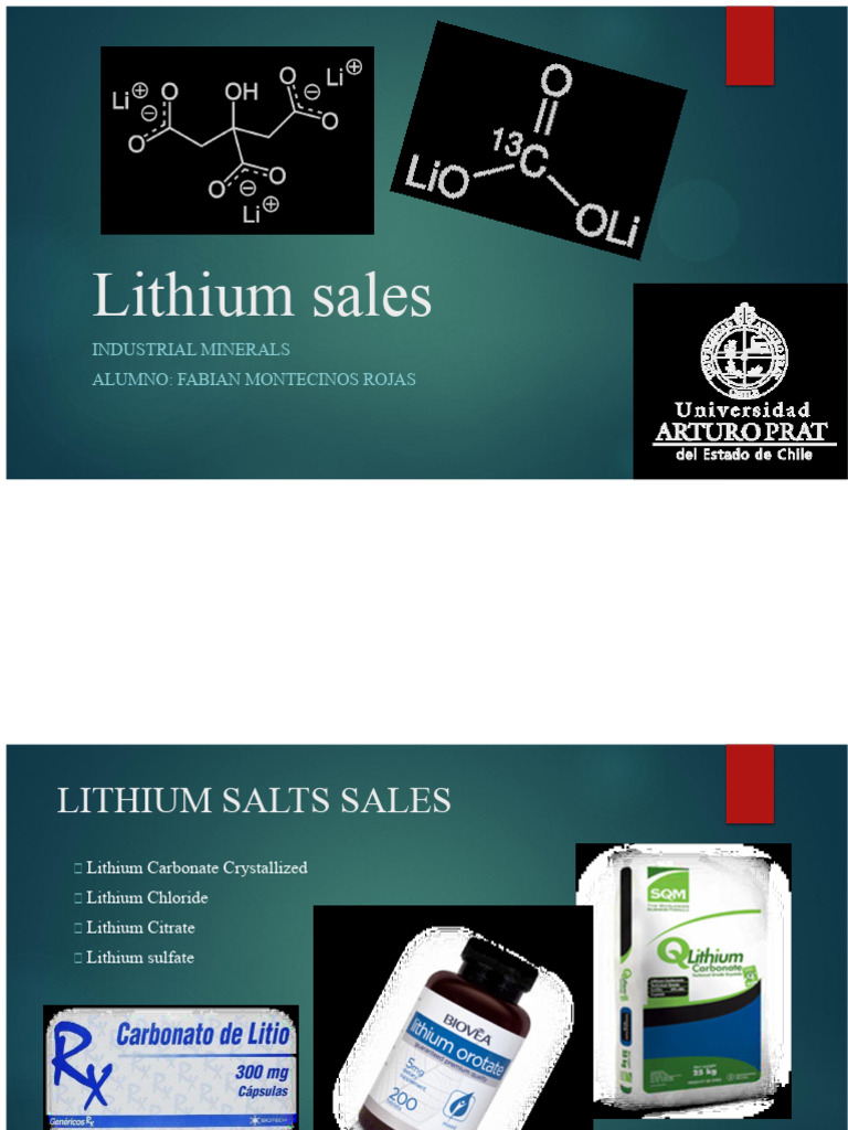 Lithium Sales and Market Insights | PDF
