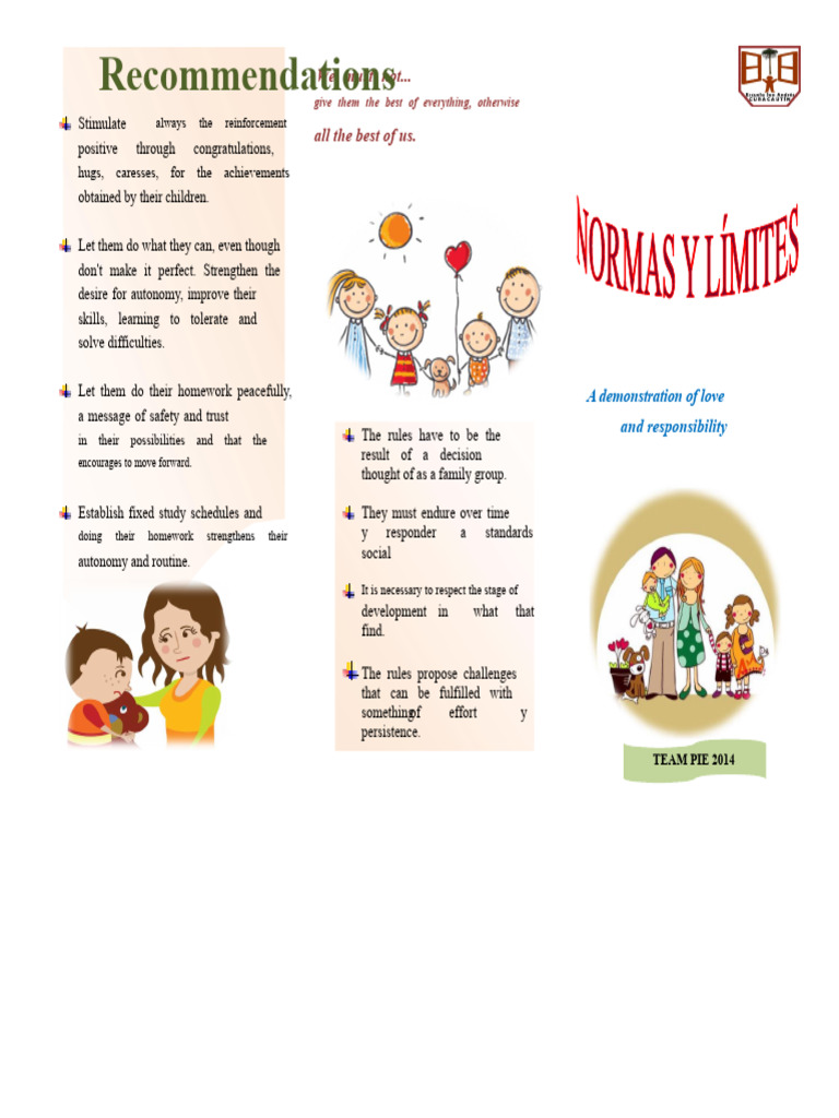 Parenting Guidelines Brochure | PDF | Parenting | Reinforcement