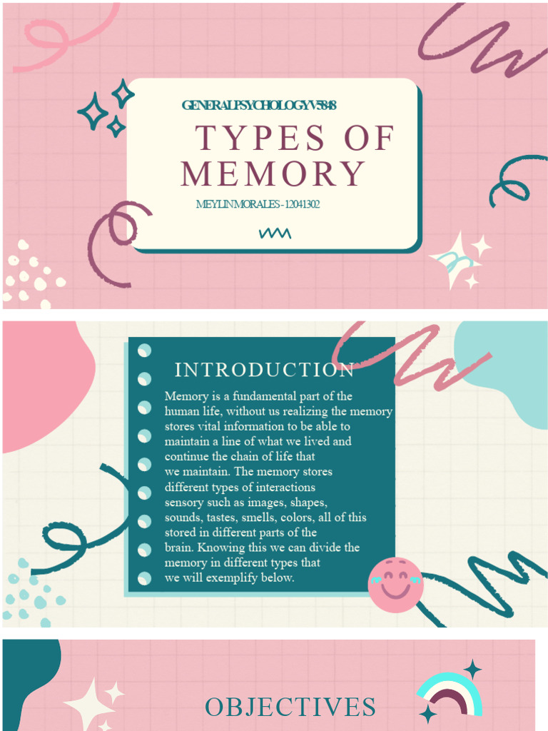 Types of Memory Explained | PDF | Memory | Long Term Memory