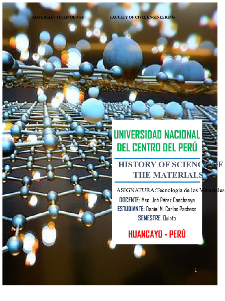 History and Science of Materials Technology | PDF | Metals | Polymers