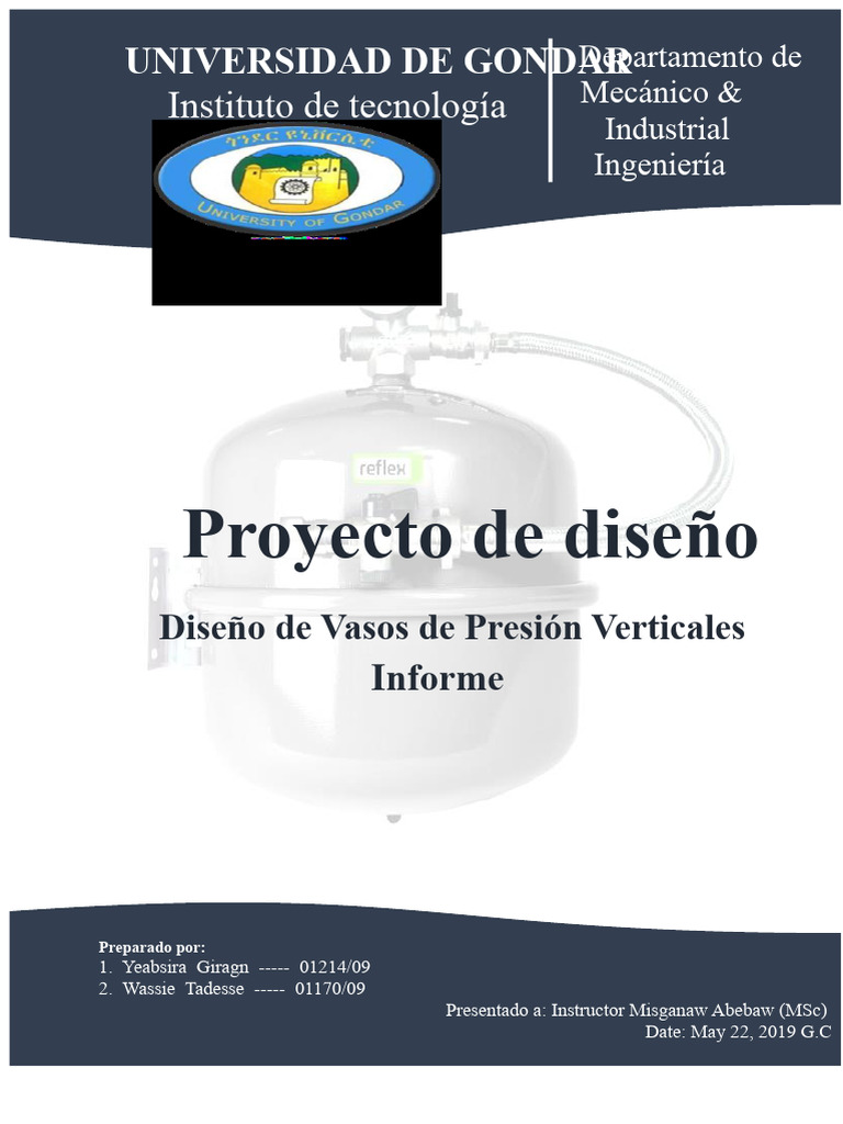 Proyecto de Diseño Final | PDF | Ingeniería mecánica