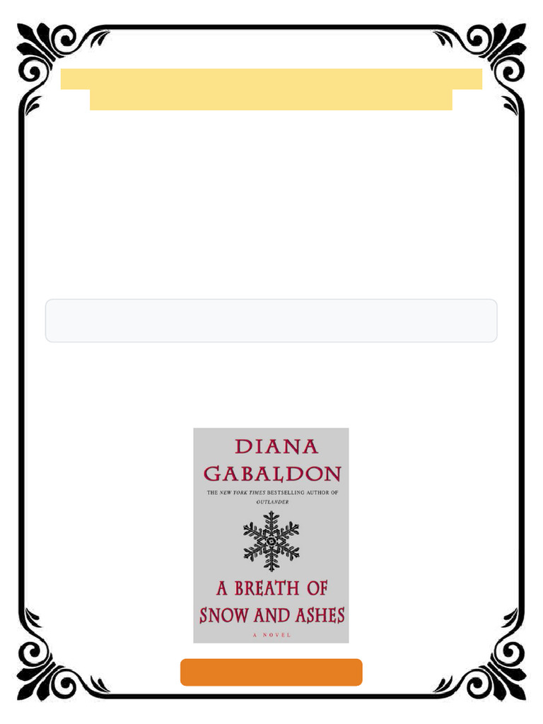 A Breath of Snow and Ashes Diana Gabaldon ebook reader