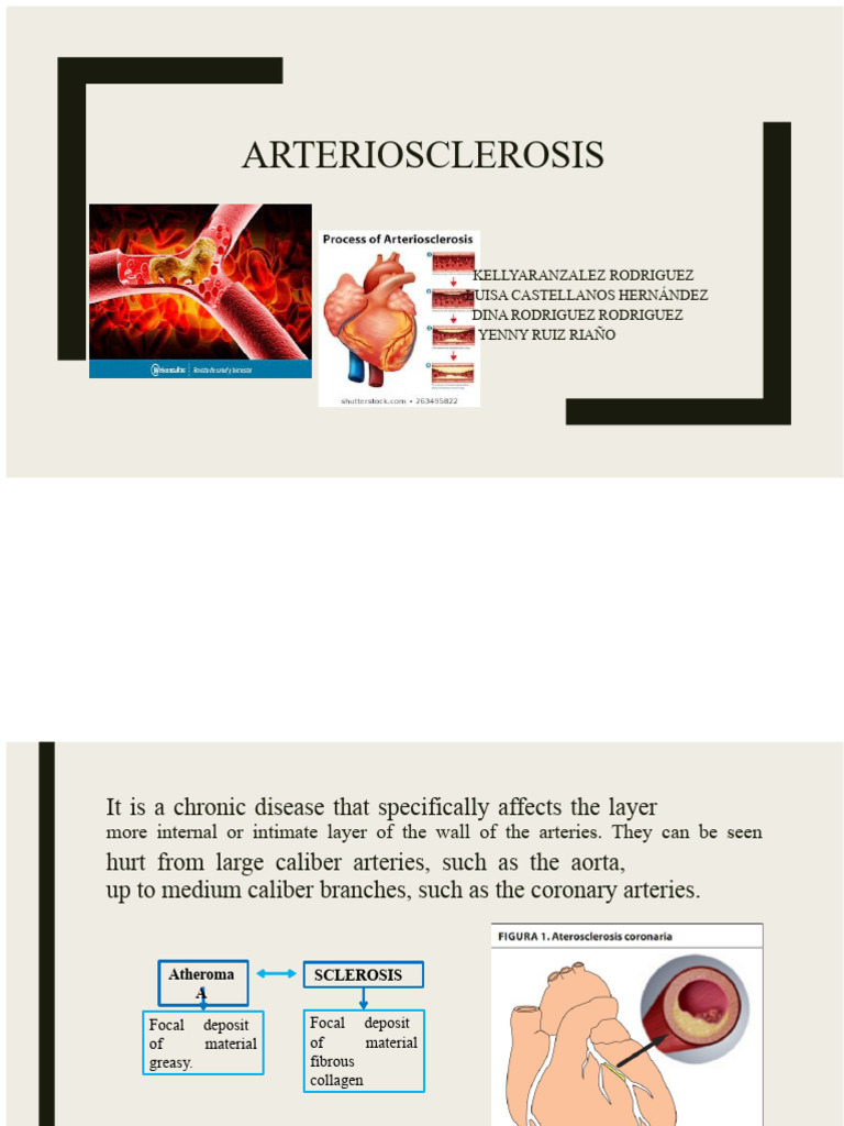 Atherosclerosis Presentation | PDF | Atherosclerosis | Myocardial ...