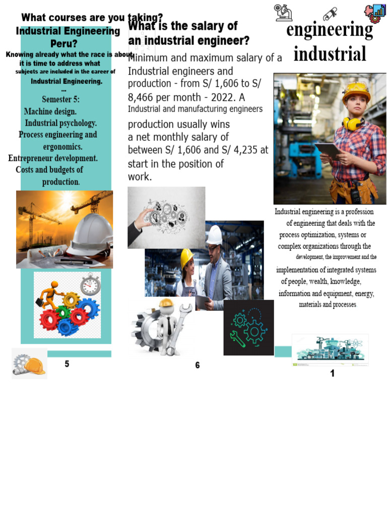 Industrial Engineering Courses and Salaries | PDF | Engineering ...