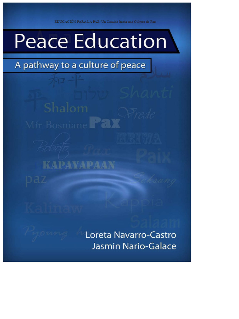 Educación para La Paz Ebook 2010 | PDF | Paz | Violencia