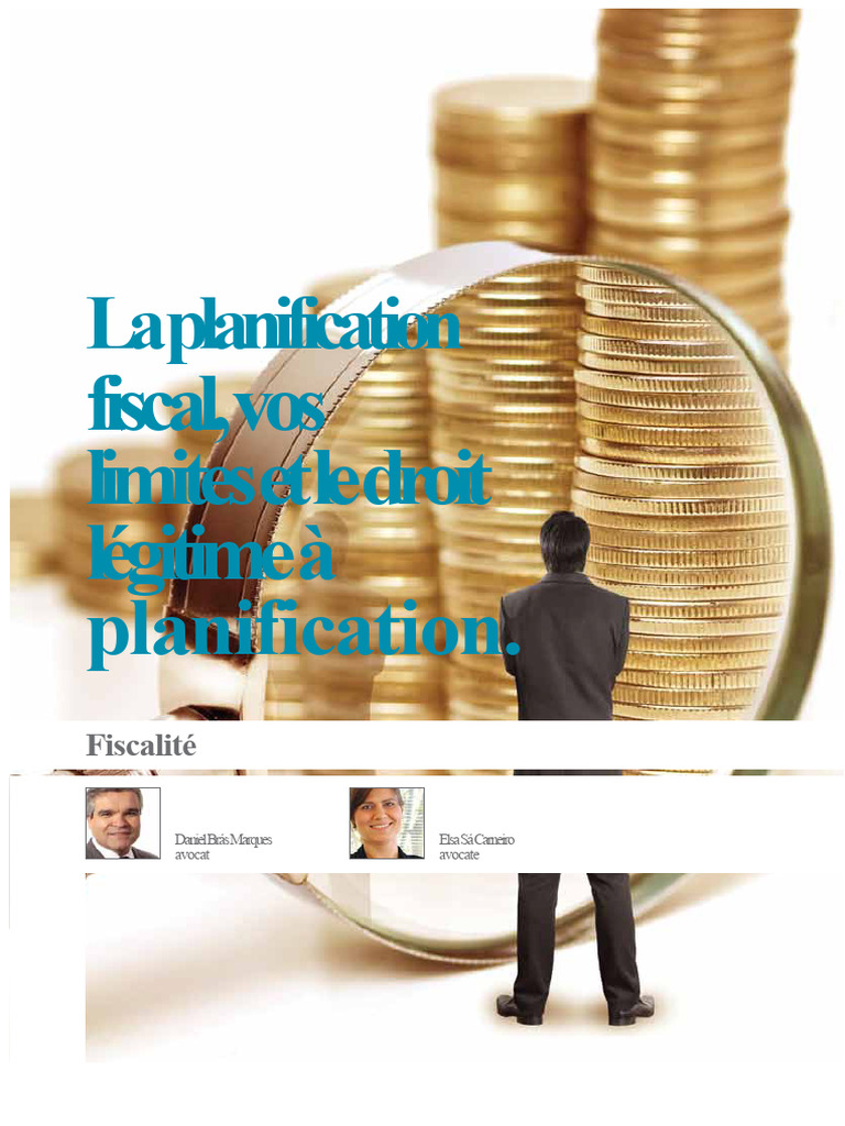 Planification fiscale et justice sociale | PDF | Impôts | Loi
