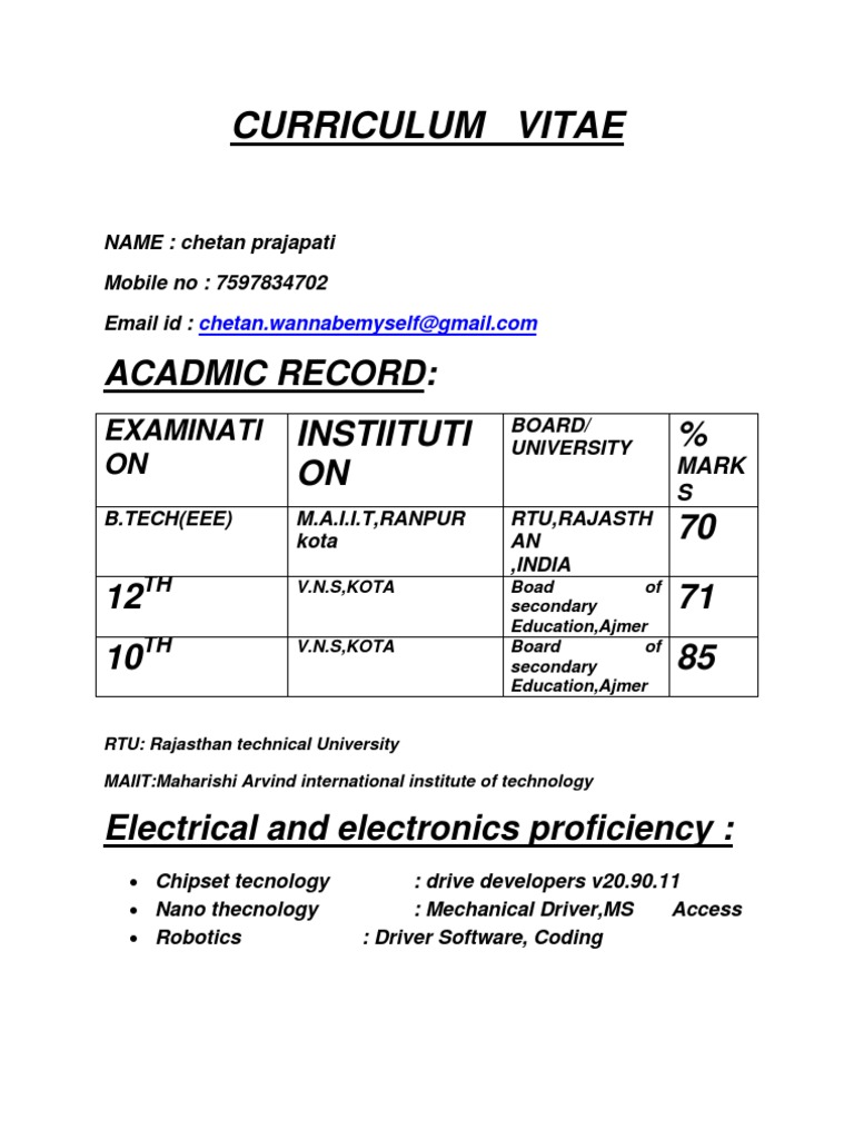 Engineering Graduate Profile | PDF | Computers | Technology & Engineering