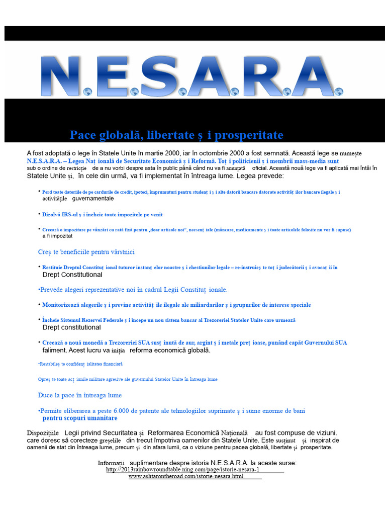 1-N.E.S.A.R.A. Act | PDF