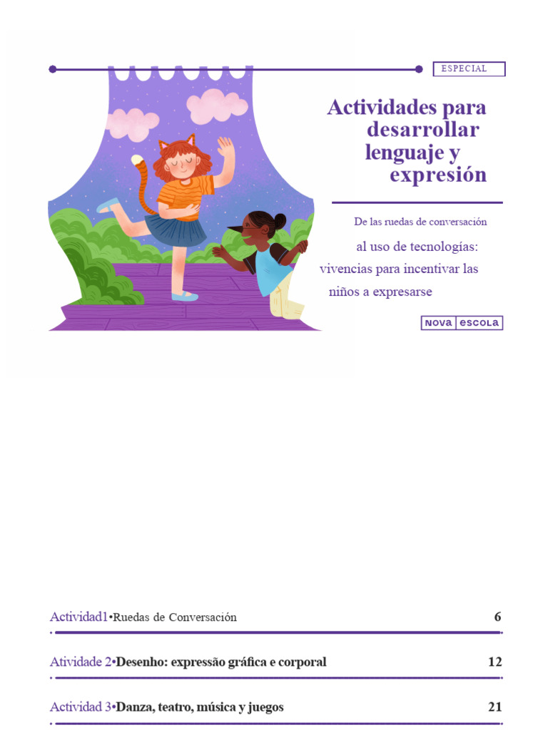 Actividades para Desarrollar Lenguaje Infantil | PDF | Bailes | Aprendizaje