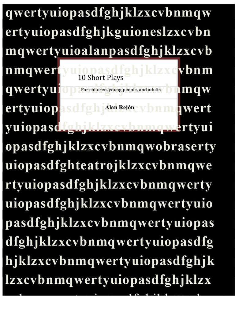 10 Short Plays by Alan Rejón | PDF | Jester | Cats