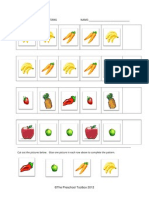 Fruit and Vegetable Patterns