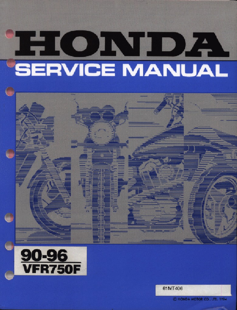 Manual Honda VFR 750 F (90-96)