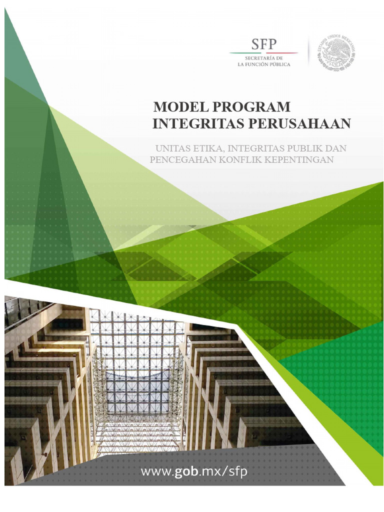 Model Program Integritas Perusahaan | PDF
