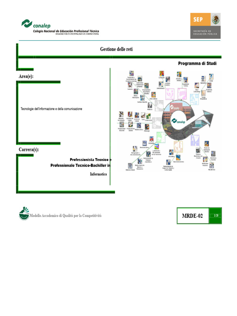 Gestione Delle Reti Programma Di Studi. | PDF