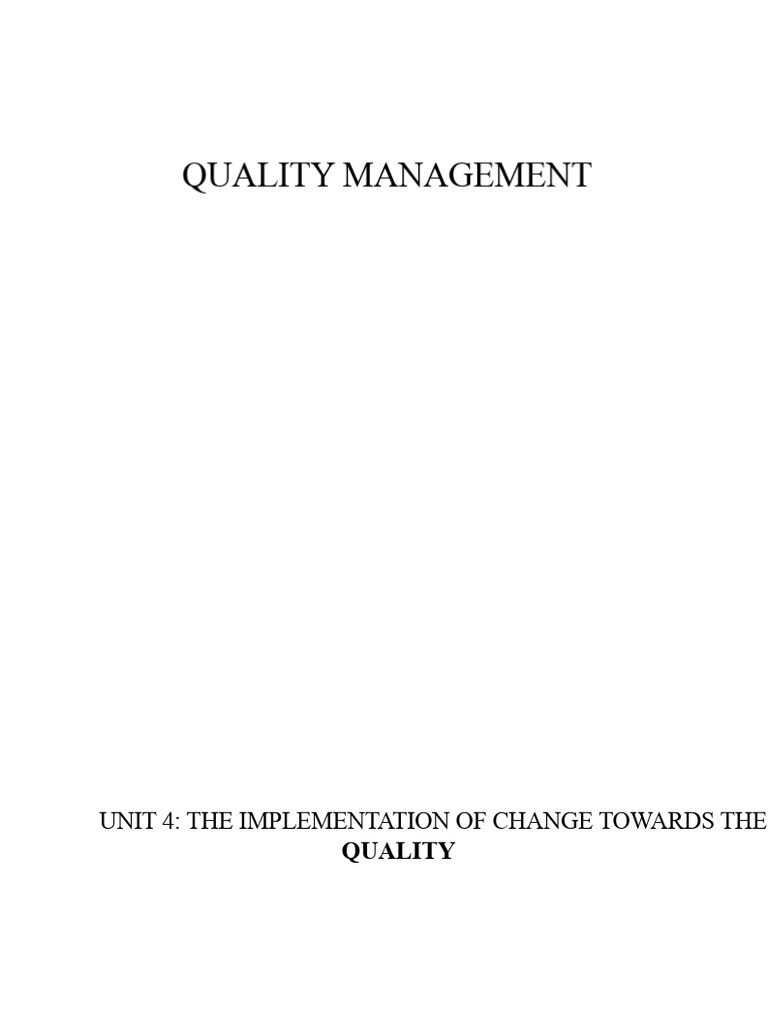 Implementing Quality Change Strategies | PDF | Consumption (Economics)