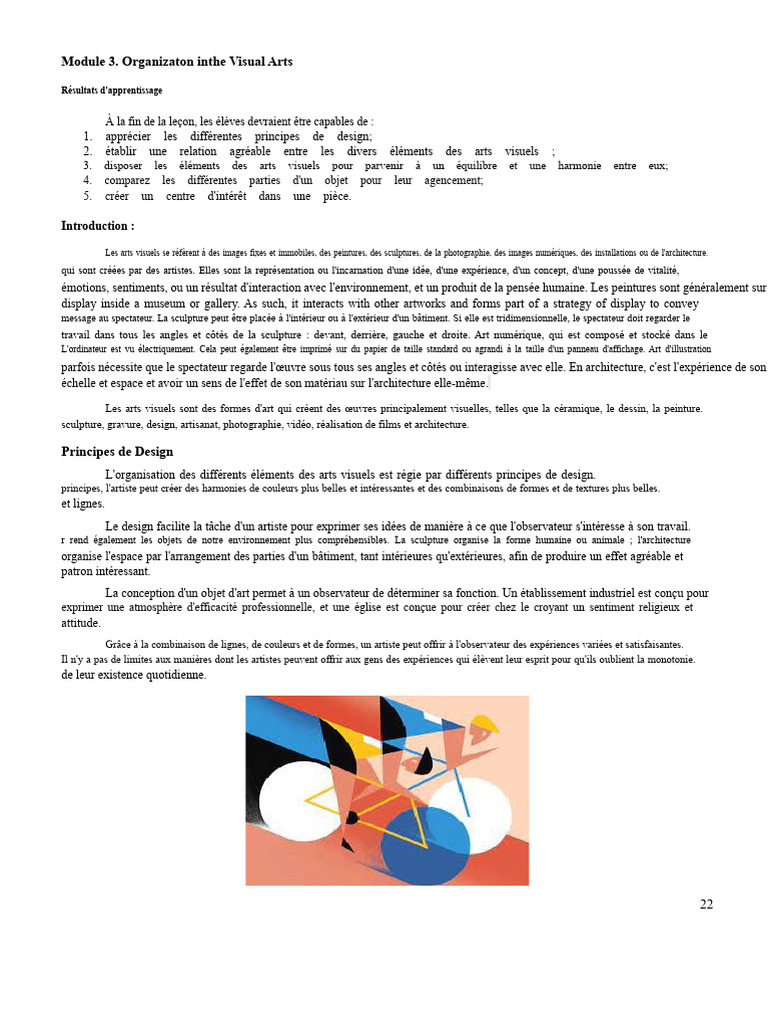 Principes de Design dans les Arts Visuels | PDF | Arts | Conception
