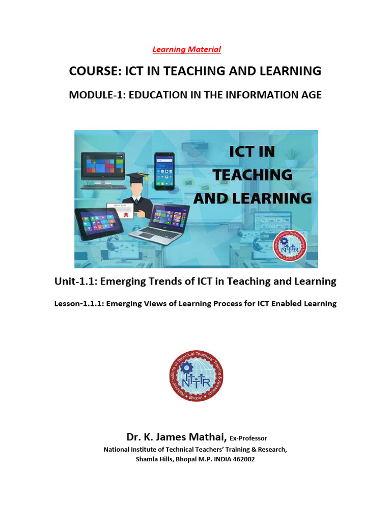 Emerging ICT Trends in Education | PDF | Learning | Educational Technology