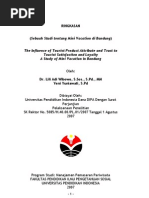 Download The Influence of Tourist Product Attribute and Trust to Tou by Dwi Putra Buana Sakti SN96518640 doc pdf