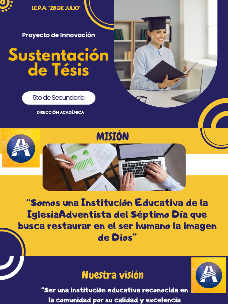 Sustentación de Tesis 5to Secundaria | PDF