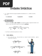 IV Bim. 5to. Año - LENG. - Guía Nº 1 - Unidad Sintácticas