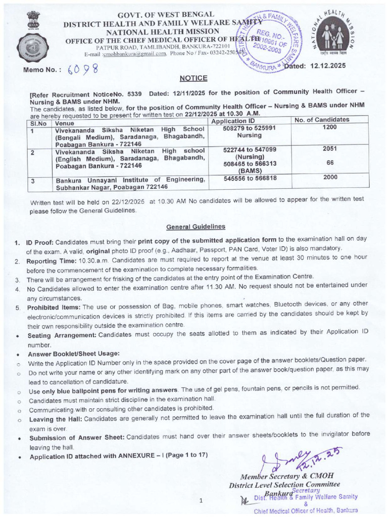 CHO Exam | PDF