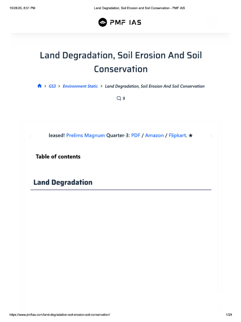 Land Degradation | PDF