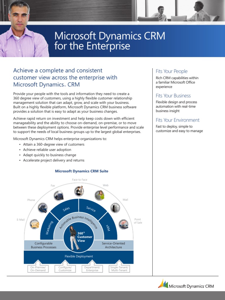 Microsoft Dynamics CRM For The Enterprise | PDF | Business | Computers