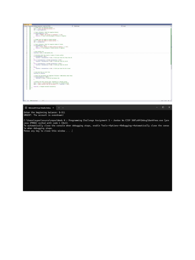 Programming Challenge 2 - Jordan Wu | PDF