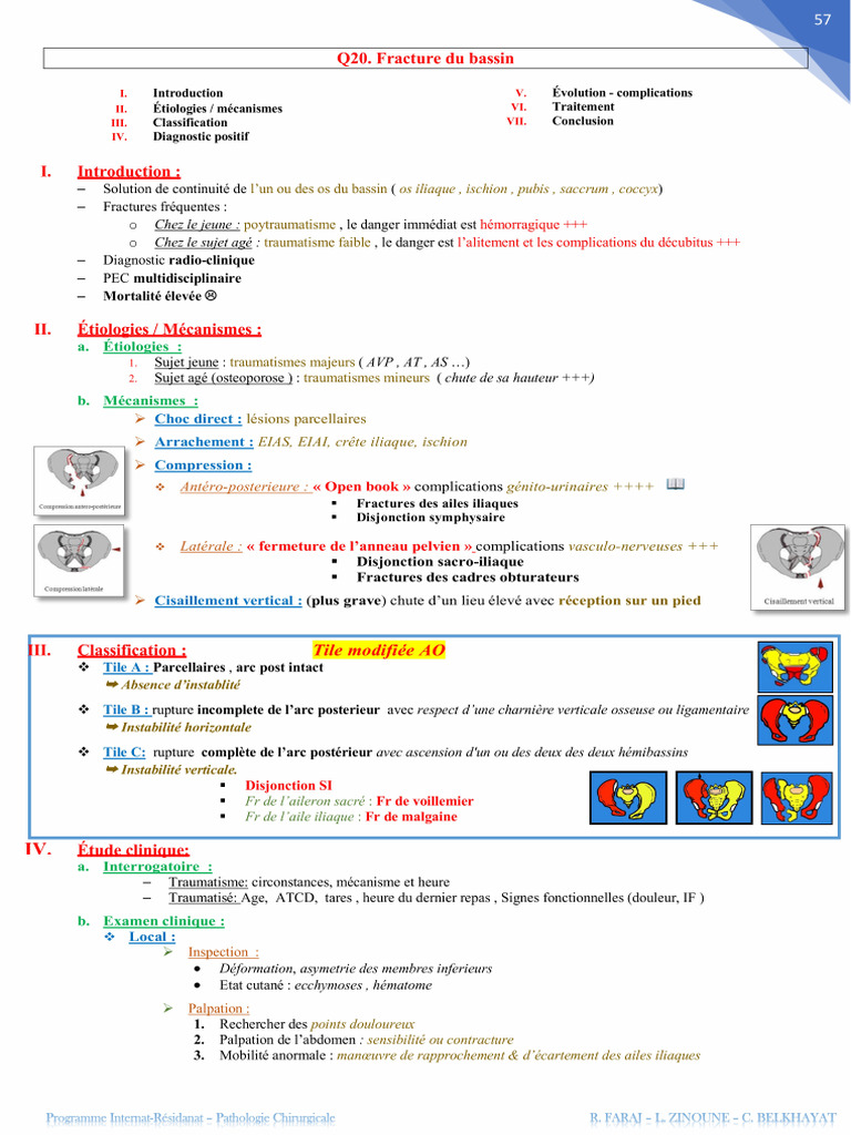 Fracture Du Bassin | PDF