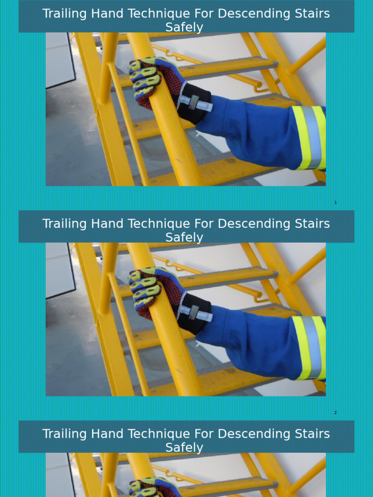 Trailing Hand Technique | PDF | Stairs | Risk