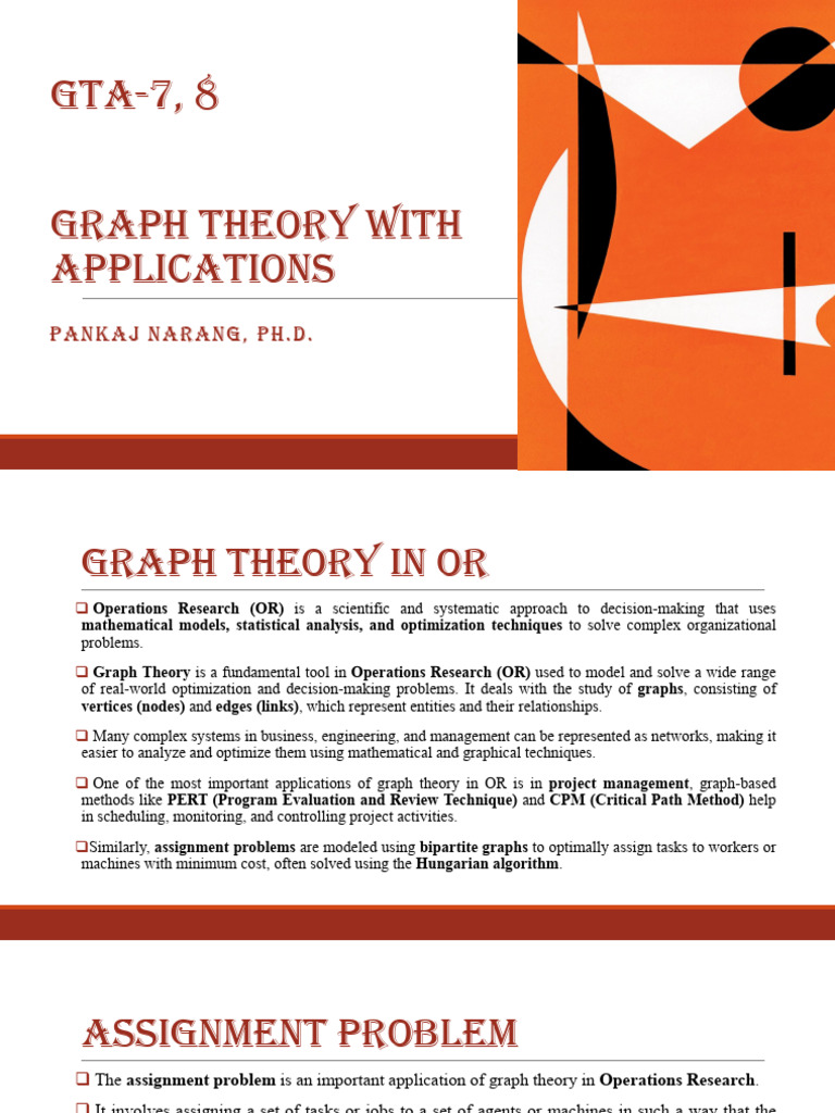 GTA-7, 8 | PDF | Graph Theory | Applied Mathematics