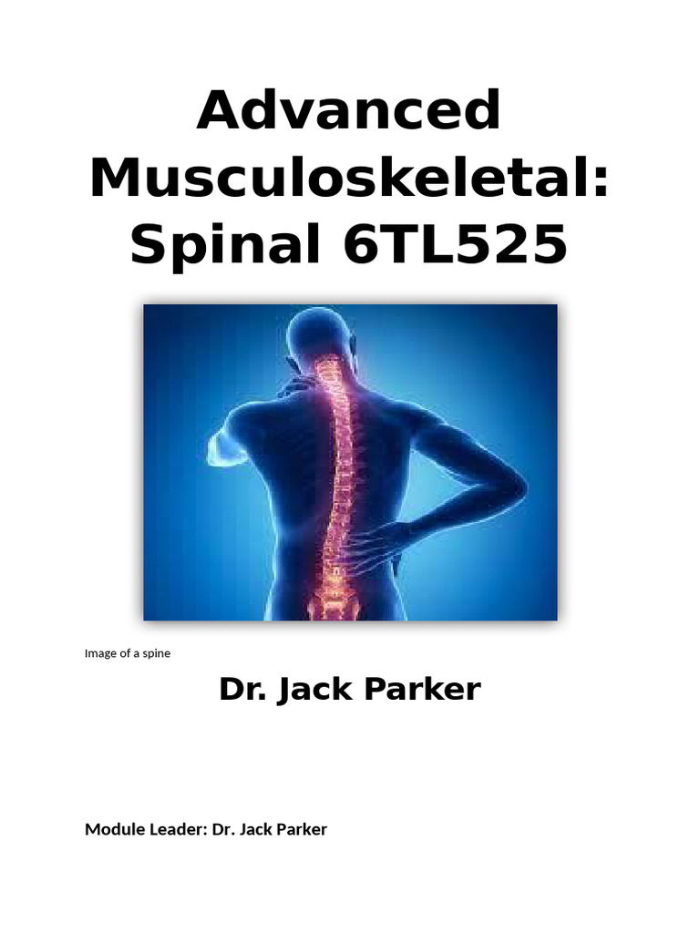 Advanced Spinal Assessment Module | PDF | Physical Therapy | Neurology