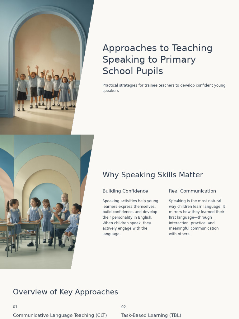 Teaching Speaking Skills to Kids | PDF | Human Communication | Learning