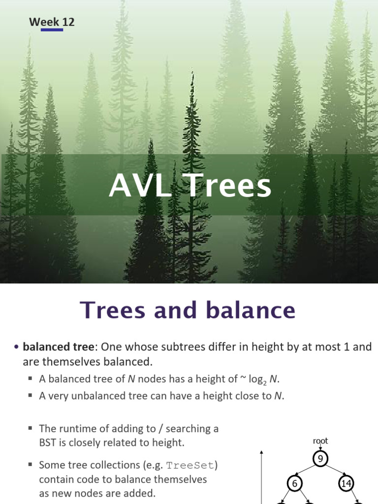 Understanding AVL Trees and Rotations | PDF | Algorithms And Data ...
