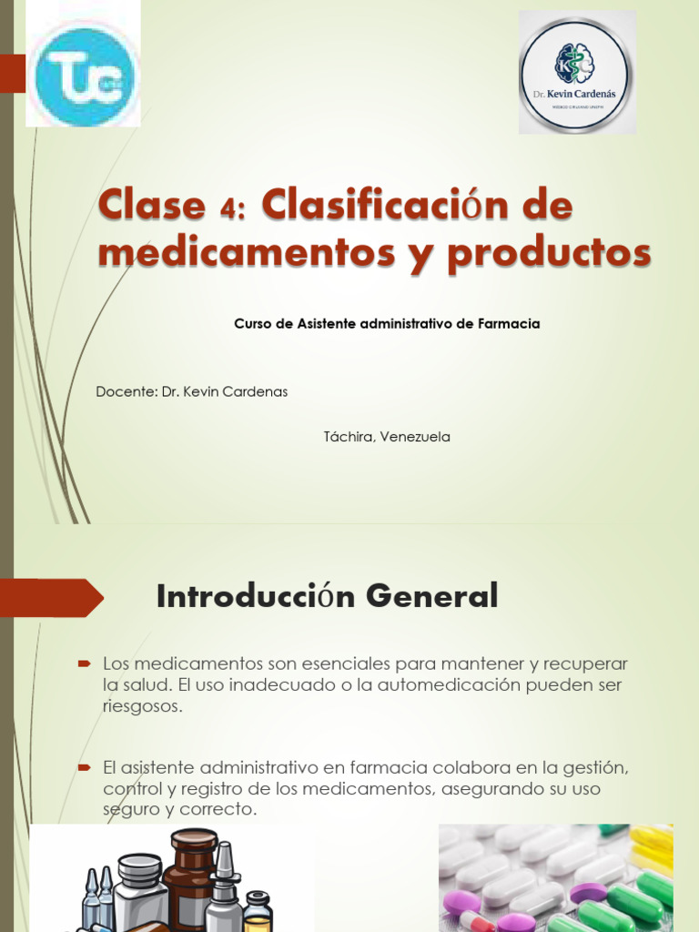 Clasificación y gestión de medicamentos | PDF | Medicamentos con receta ...