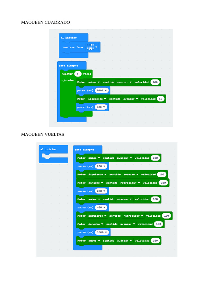 Proyectos Interactivos con Microbit y Maqueen | PDF