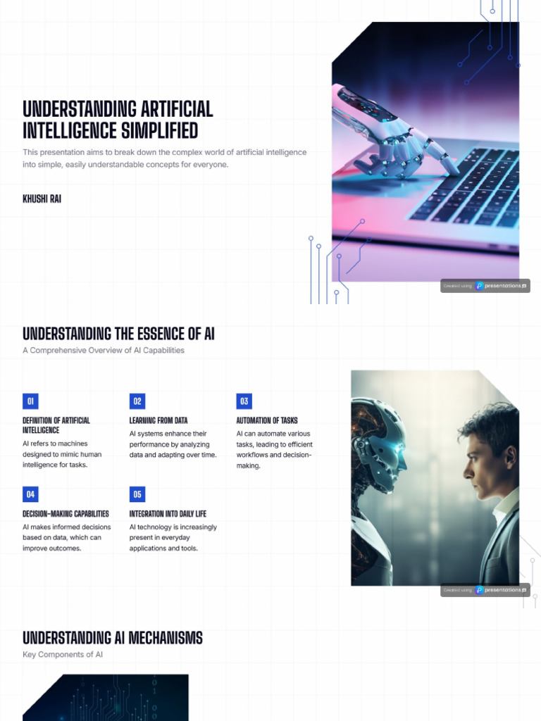 Understanding Artificial Intelligence in Simple Terms | PDF
