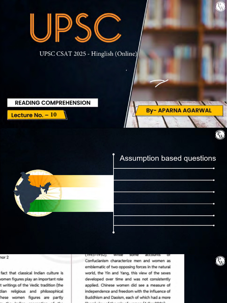 Reading Comprehension 10 Class Notes | PDF